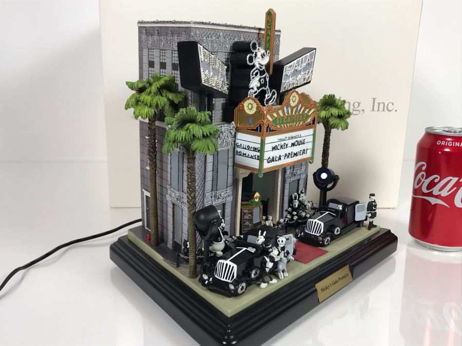 Robert Olszewski Limited Edition 500 Disney's 'Mickey's Gala Premiere' Sculpture Figurine With Certificate Of Authenticity And Box 10.5W X 7.5D X 8.5H [Photo 16]
