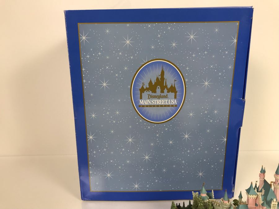HAND SIGNED First Edition Robert Olszewski Sleeping Beauty Castle DL001 With Certificate Of Authenticity And Box (Powered By 12V Battery And AAA Battery - AAA Battery Holder Needs Replacement) 11W X 8.5D X 5.5H [Photo 29]