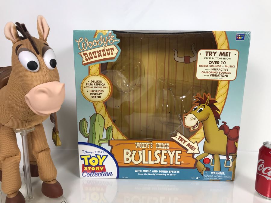 Disney PIXAR Toy Story Bullseye Horse Certified Movie Replica Collector's Edition By Thinkway Toys With Box And Certificate Of Authenticity [Photo 5]
