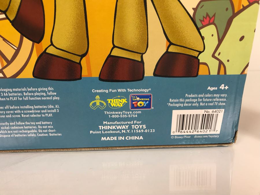 Disney PIXAR Toy Story Bullseye Horse Certified Movie Replica Collector's Edition By Thinkway Toys With Box And Certificate Of Authenticity [Photo 9]