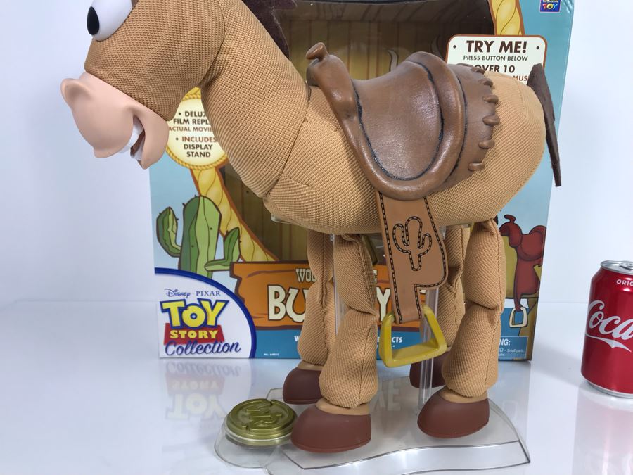 Disney PIXAR Toy Story Bullseye Horse Certified Movie Replica Collector's Edition By Thinkway Toys With Box And Certificate Of Authenticity [Photo 3]