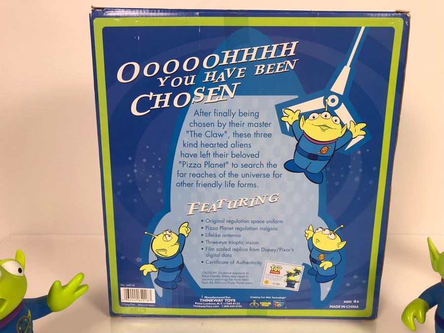 Disney PIXAR Toy Story Aliens Certified Movie Replica Collector's Edition By Thinkway Toys With Box And Certificate Of Authenticity [Photo 8]