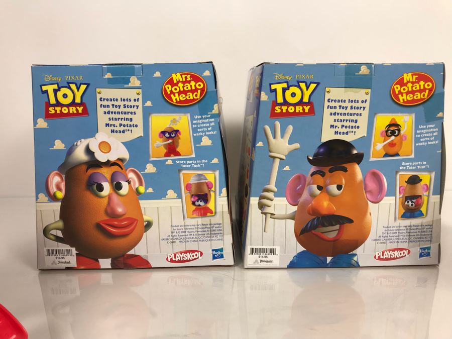 Disney PIXAR Toy Story Mr. Potato Head And Mrs. Potato Head By Playskol With Boxes [Photo 8]
