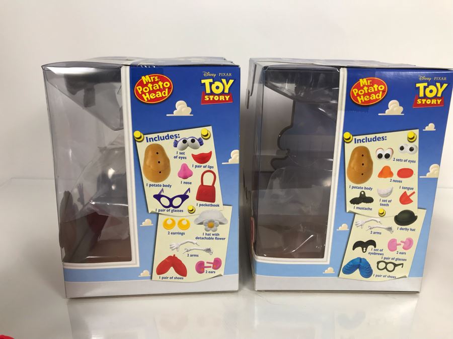 Disney PIXAR Toy Story Mr. Potato Head And Mrs. Potato Head By Playskol With Boxes [Photo 7]