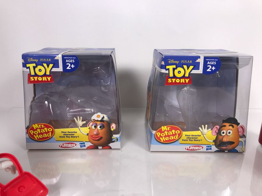 Disney PIXAR Toy Story Mr. Potato Head And Mrs. Potato Head By Playskol With Boxes [Photo 6]