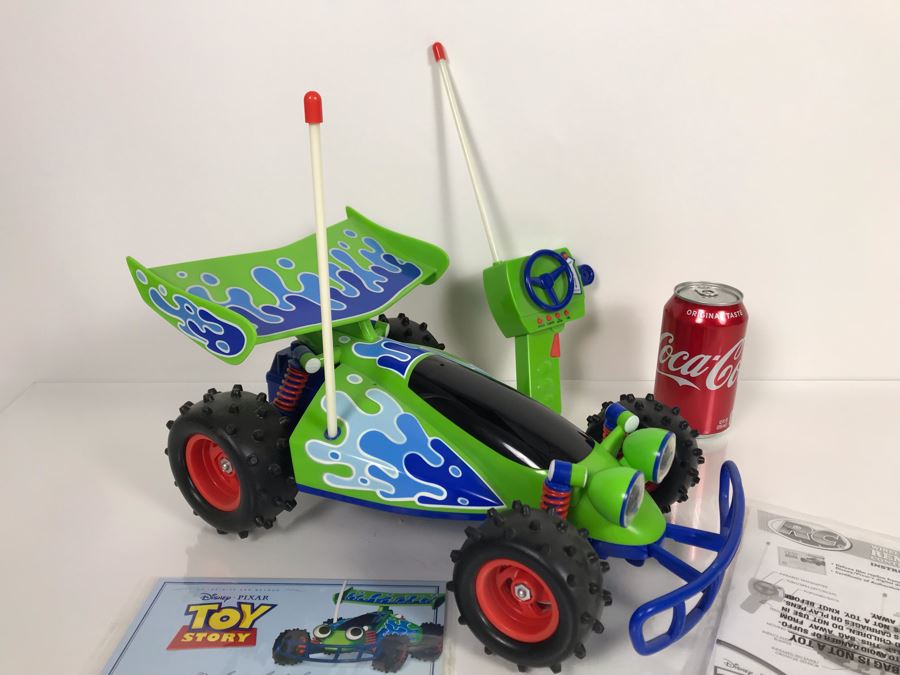 Disney PIXAR Toy Story Working RC Buggy Remote Control Vehicle Certified Movie Replica Collector's Edition By Thinkway Toys With Certificate Of Authenticity [Photo 4]