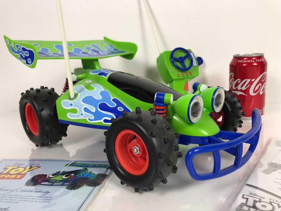 Disney PIXAR Toy Story Working RC Buggy Remote Control Vehicle Certified Movie Replica Collector's Edition By Thinkway Toys With Certificate Of Authenticity [Photo 5]