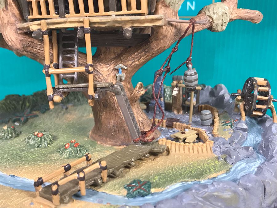 Limited Edition Walt Disney Treehouse From Walt Disney's Swiss Family Robinson Classics Collection With Box And Certificate Of Authenticity By Dusty Horner [Photo 5]