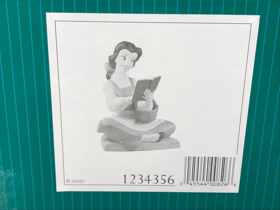 Bookish Beauty Belle Sculpture From Disney's Beauty And The Beast Walt Disney Classics Collection 2005 Walt Disney Collectors Society With Certificate Of Authenticity And Box By Dusty Horner [Photo 10]