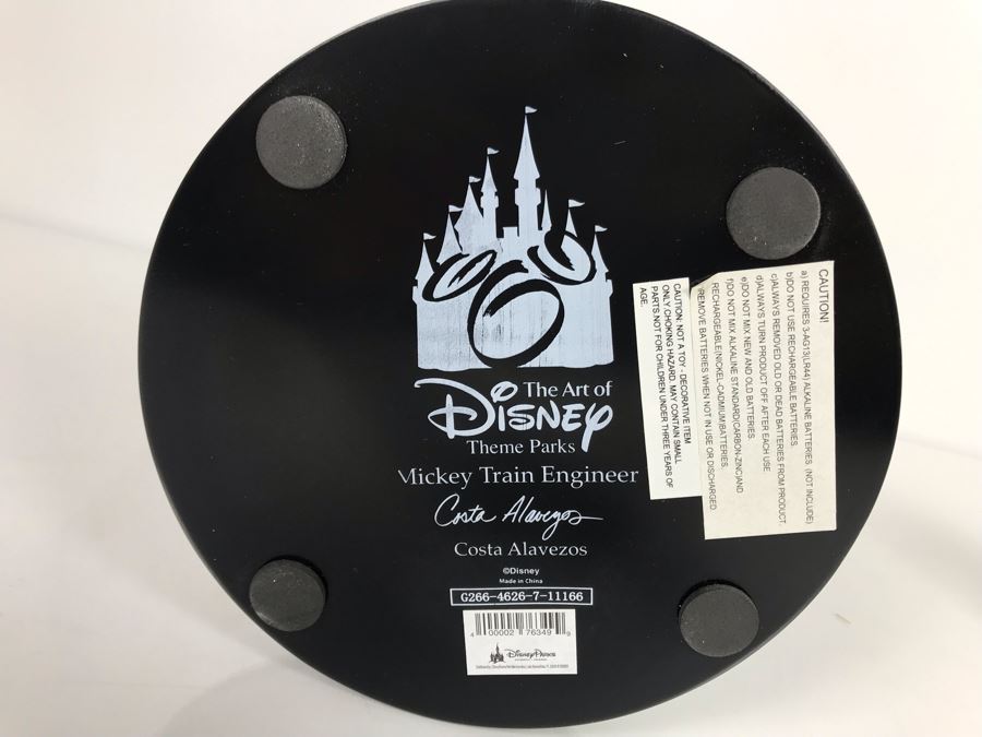 Disney Theme Park Merchandise Mickey Train Engineer Sculpture The Art Of Disney By Costa Alavezos With Box [Photo 9]