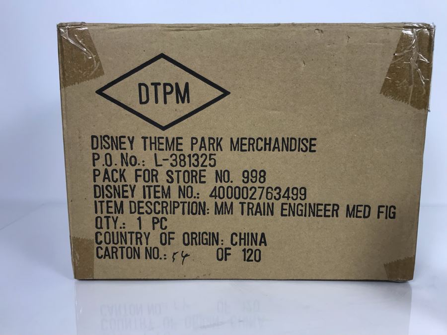Disney Theme Park Merchandise Mickey Train Engineer Sculpture The Art Of Disney By Costa Alavezos With Box [Photo 12]