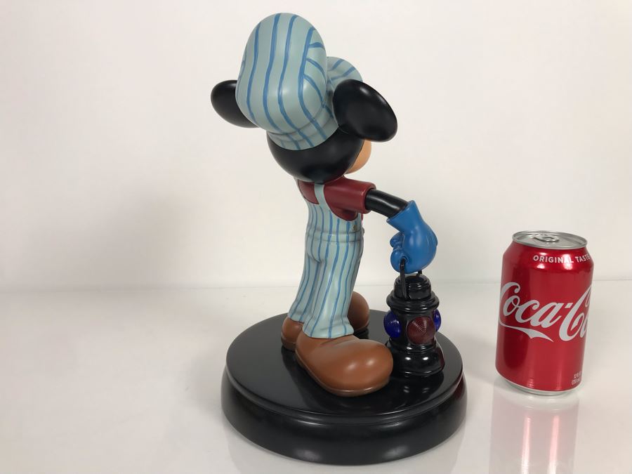 Disney Theme Park Merchandise Mickey Train Engineer Sculpture The Art Of Disney By Costa Alavezos With Box [Photo 6]