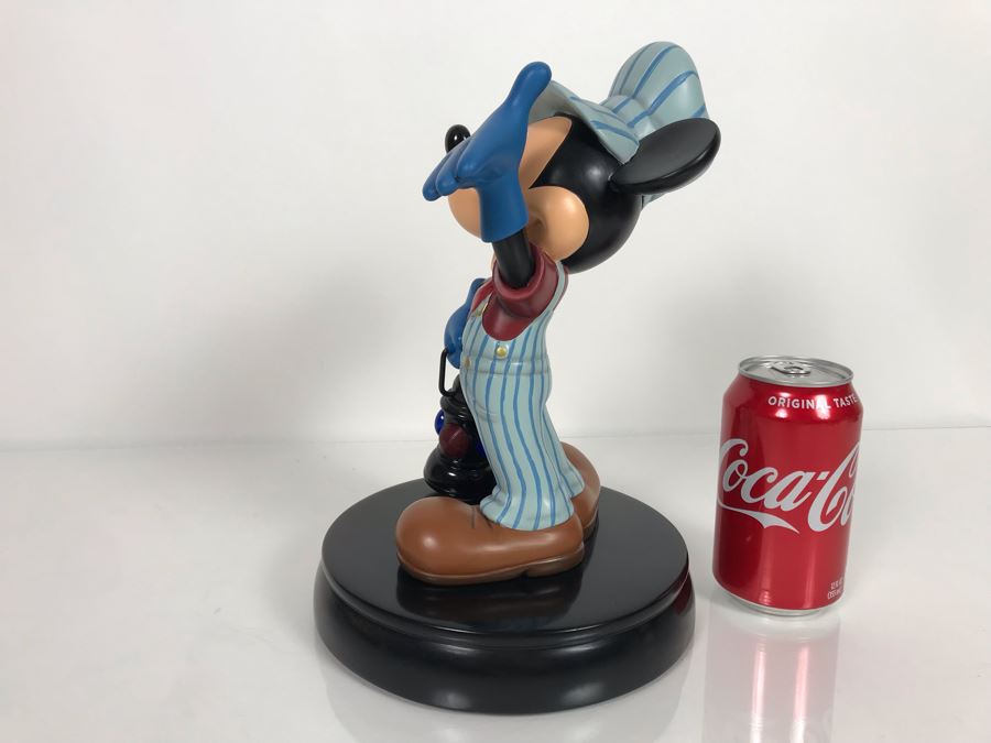 Disney Theme Park Merchandise Mickey Train Engineer Sculpture The Art Of Disney By Costa Alavezos With Box [Photo 7]