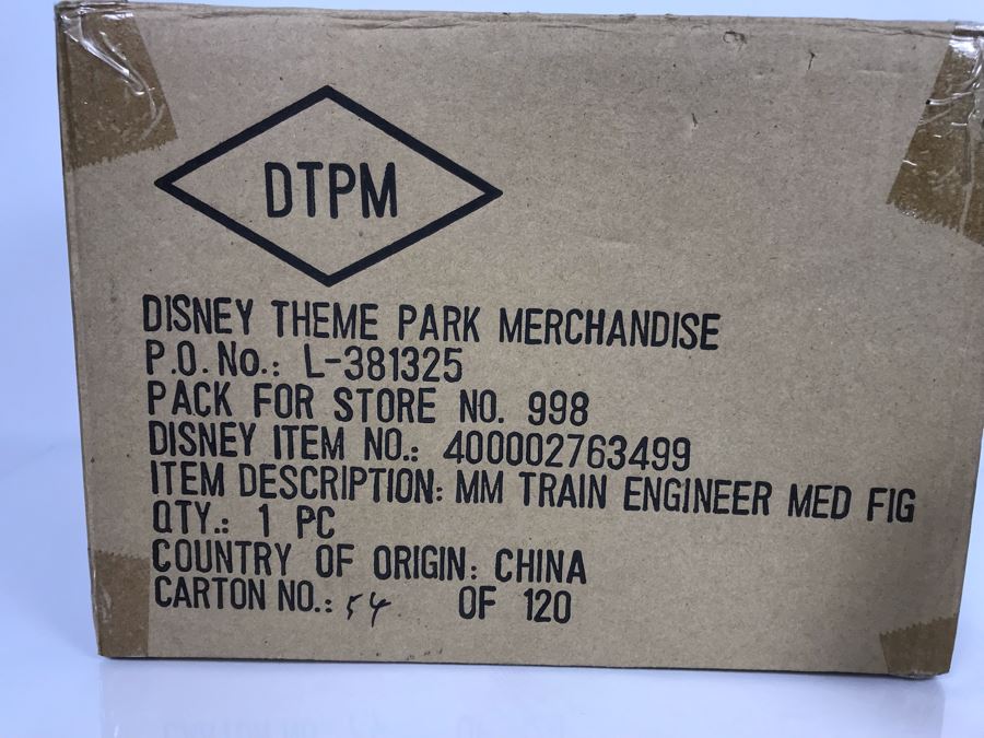 Disney Theme Park Merchandise Mickey Train Engineer Sculpture The Art Of Disney By Costa Alavezos With Box [Photo 11]