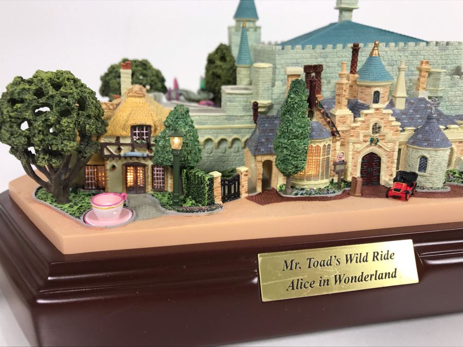 Rare HAND SIGNED By Robert Olszewski First Edition Disneyland's Mr. Toad's Wild Ride Alice In Wonderland Attraction Miniature Replica With Certificate Of Authenticity And Box DL1009 The Art Of Disney Theme Parks (Estimate $600-$1,000) [Photo 22]