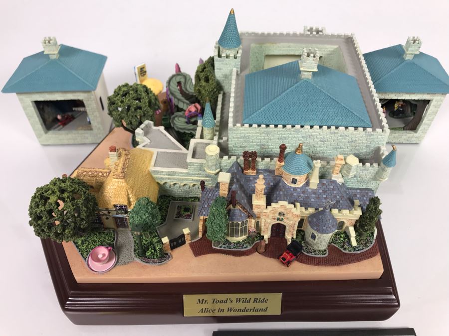Rare HAND SIGNED By Robert Olszewski First Edition Disneyland's Mr. Toad's Wild Ride Alice In Wonderland Attraction Miniature Replica With Certificate Of Authenticity And Box DL1009 The Art Of Disney Theme Parks (Estimate $600-$1,000) [Photo 7]