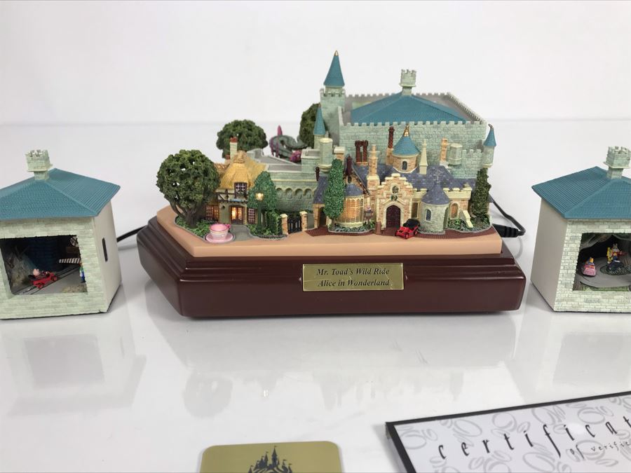 Rare HAND SIGNED By Robert Olszewski First Edition Disneyland's Mr. Toad's Wild Ride Alice In Wonderland Attraction Miniature Replica With Certificate Of Authenticity And Box DL1009 The Art Of Disney Theme Parks (Estimate $600-$1,000) [Photo 21]