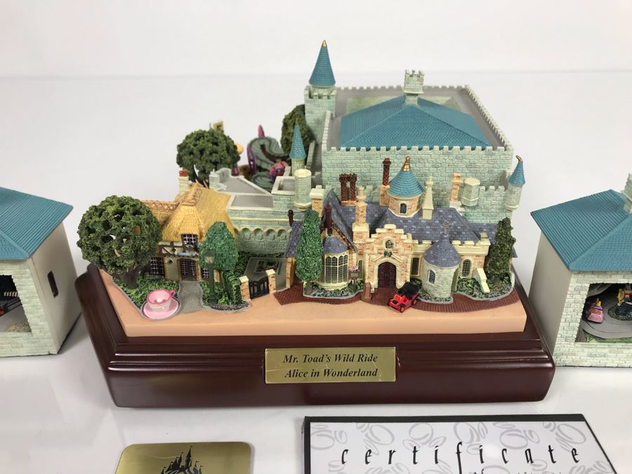 Rare HAND SIGNED By Robert Olszewski First Edition Disneyland's Mr. Toad's Wild Ride Alice In Wonderland Attraction Miniature Replica With Certificate Of Authenticity And Box DL1009 The Art Of Disney Theme Parks (Estimate $600-$1,000) [Photo 6]