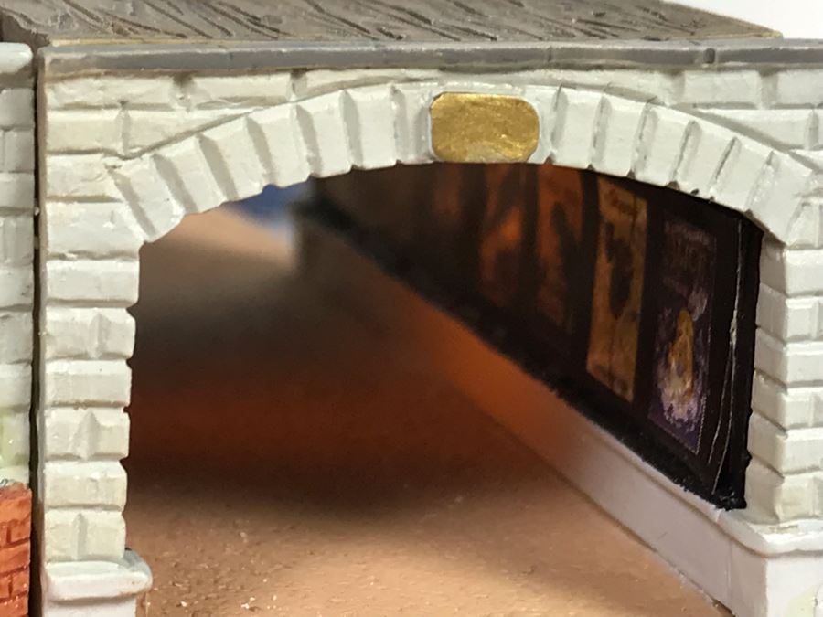 Rare HAND SIGNED By Robert Olszewski First Edition Disneyland's Main Street Station Train Attraction Miniature Replica With Certificate Of Authenticity And Box DL009 Disneyland Main Street USA (Note: Slight Damage To Left Tunnel - Estimate $600-$1,000) [Photo 10]