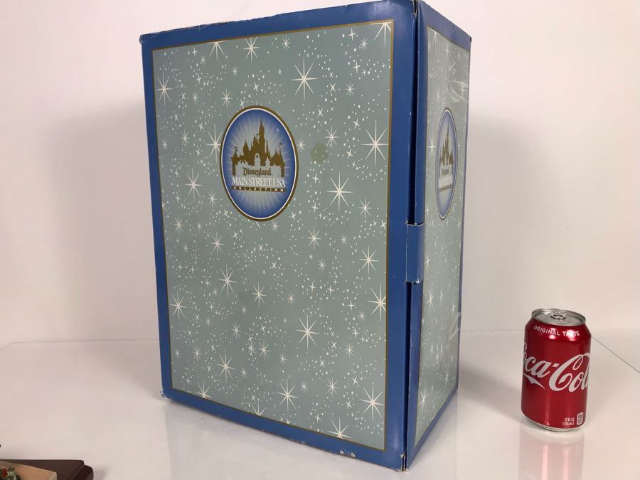 Rare HAND SIGNED By Robert Olszewski First Edition Disneyland's Main Street Station Train Attraction Miniature Replica With Certificate Of Authenticity And Box DL009 Disneyland Main Street USA (Note: Slight Damage To Left Tunnel - Estimate $600-$1,000) [Photo 33]