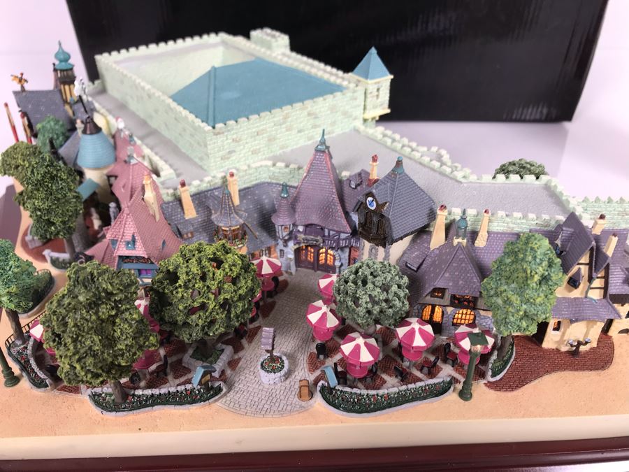 Rare HAND SIGNED By Robert Olszewski First Edition Disneyland's Pinocchio's Daring Journey Fantasyland Attraction Miniature Replica With 2 Scenes, Certificate Of Authenticity And Box DL1011 (Last One Sold For $1,700) [Photo 19]