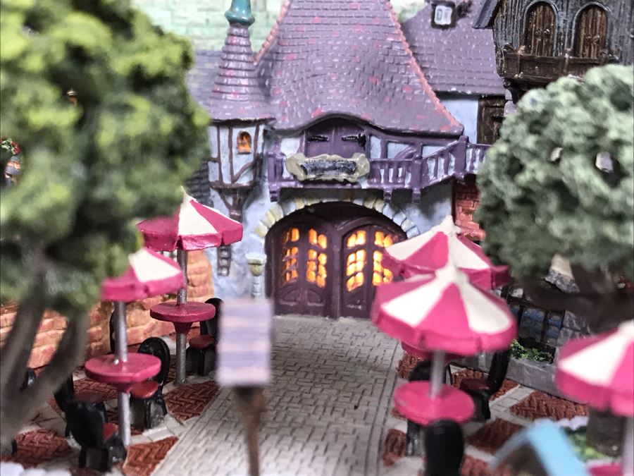 Rare HAND SIGNED By Robert Olszewski First Edition Disneyland's Pinocchio's Daring Journey Fantasyland Attraction Miniature Replica With 2 Scenes, Certificate Of Authenticity And Box DL1011 (Last One Sold For $1,700) [Photo 16]