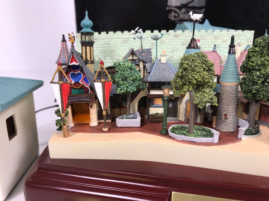 Rare HAND SIGNED By Robert Olszewski First Edition Disneyland's Pinocchio's Daring Journey Fantasyland Attraction Miniature Replica With 2 Scenes, Certificate Of Authenticity And Box DL1011 (Last One Sold For $1,700) [Photo 9]