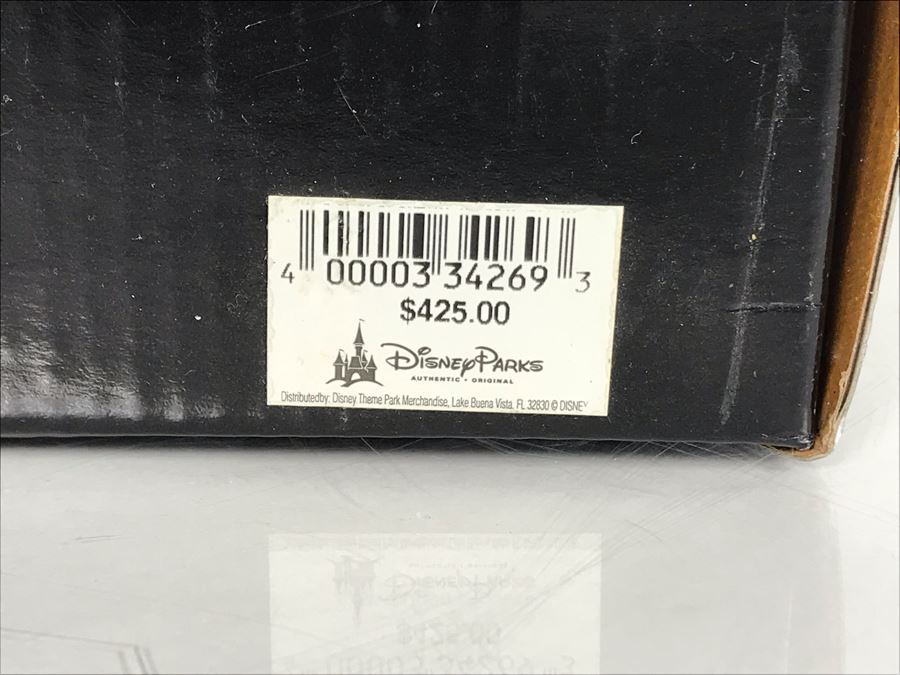 Rare HAND SIGNED By Robert Olszewski First Edition Disneyland's Pinocchio's Daring Journey Fantasyland Attraction Miniature Replica With 2 Scenes, Certificate Of Authenticity And Box DL1011 (Last One Sold For $1,700) [Photo 40]