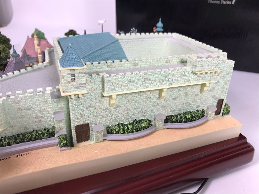 Rare HAND SIGNED By Robert Olszewski First Edition Disneyland's Pinocchio's Daring Journey Fantasyland Attraction Miniature Replica With 2 Scenes, Certificate Of Authenticity And Box DL1011 (Last One Sold For $1,700) [Photo 22]