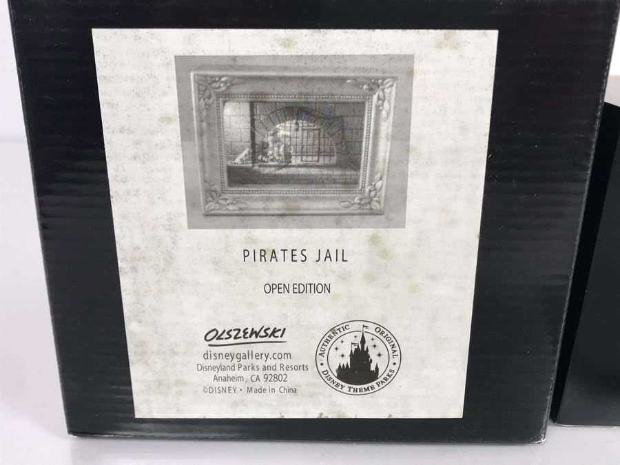 Robert Olszewski Disneyland's Pirates Of The Carribbean Pirates Jail Scene Gallery Of Light Attraction Miniature Replica With Certificate Of Authenticity And Box DP-GL001 (Last One Sold For $950) [Photo 8]