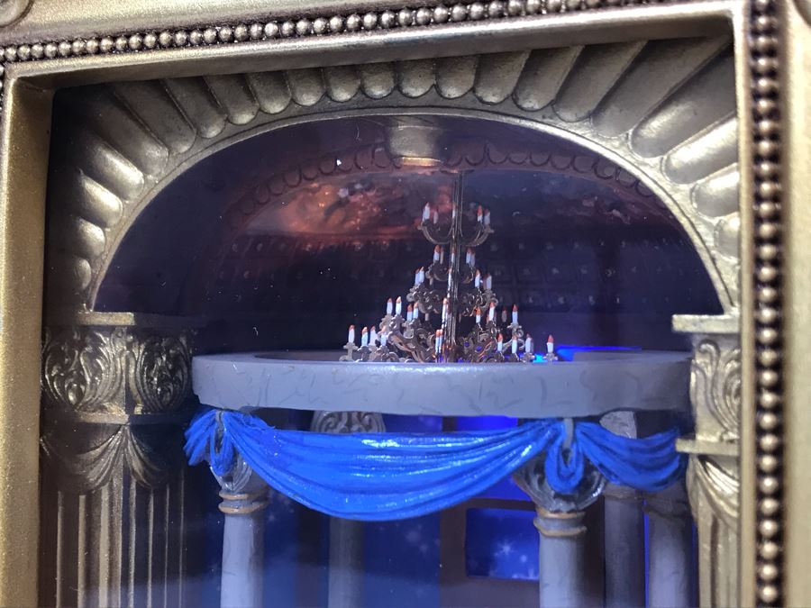 Robert Olszewski Disney's Belle Dances With The Beast From Beauty And The Beast Scene Gallery Of Light With Certificate Of Authenticity And Box DP-GL004 (Estimate $100-$200) [Photo 9]