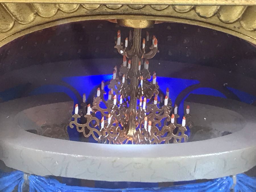 Robert Olszewski Disney's Belle Dances With The Beast From Beauty And The Beast Scene Gallery Of Light With Certificate Of Authenticity And Box DP-GL004 (Estimate $100-$200) [Photo 5]