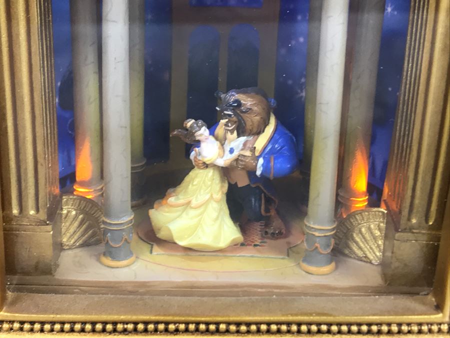 Robert Olszewski Disney's Belle Dances With The Beast From Beauty And The Beast Scene Gallery Of Light With Certificate Of Authenticity And Box DP-GL004 (Estimate $100-$200) [Photo 3]