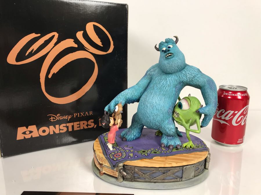 The Art Of Disney Monsters, Inc. Sculpture By Mark And Rita Dornan With Certificate Of Authenticity And Box [Photo 2]