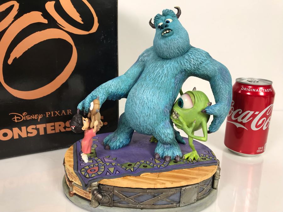 The Art Of Disney Monsters, Inc. Sculpture By Mark And Rita Dornan With Certificate Of Authenticity And Box [Photo 3]