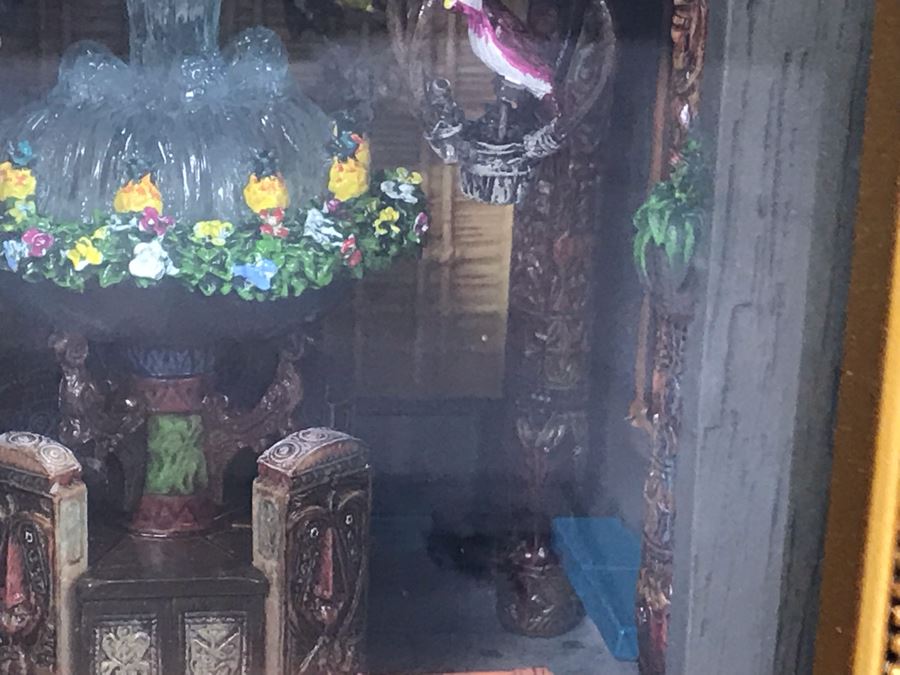 Rare HAND SIGNED By Robert Olszewski Limited Edition 500 Disneyland's Enchanted Tiki Room 45th Anniversary Scene Gallery Of Light With Certificate Of Authenticity And Box DP-GL011 [Photo 10]