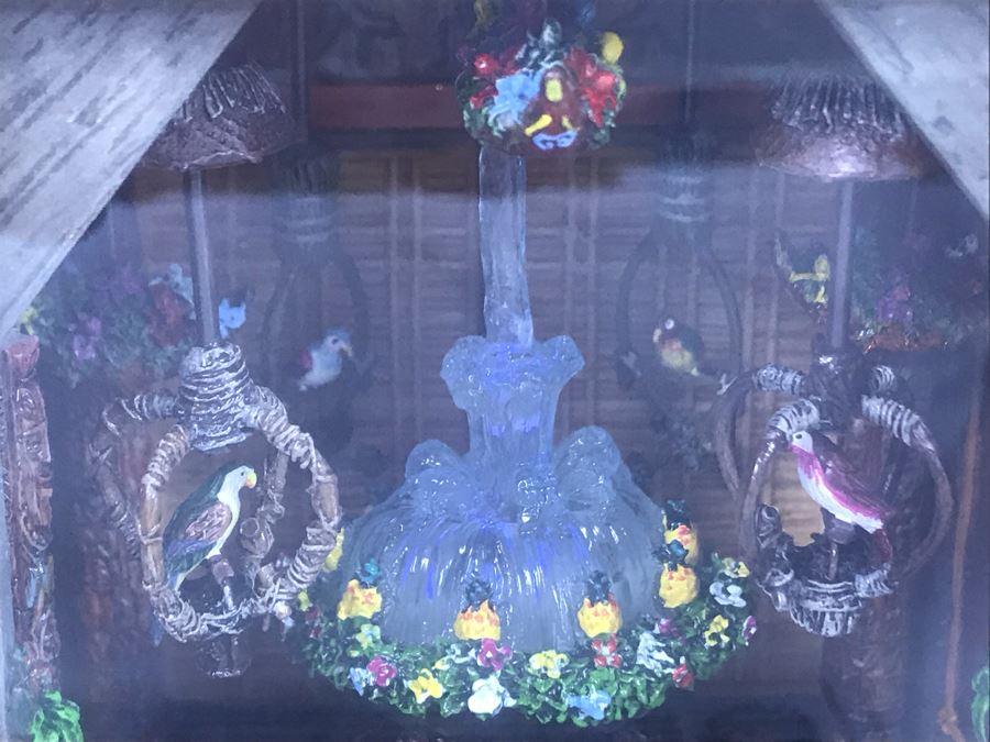 Rare HAND SIGNED By Robert Olszewski Limited Edition 500 Disneyland's Enchanted Tiki Room 45th Anniversary Scene Gallery Of Light With Certificate Of Authenticity And Box DP-GL011 [Photo 6]