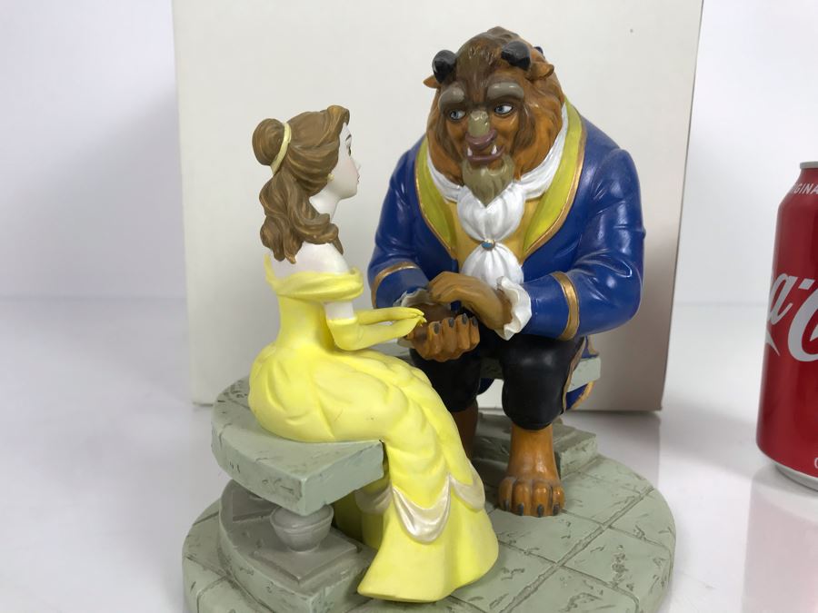 Disney's Animated Classics Beauty And The Beast Sculpture Figurine With Box [Photo 4]