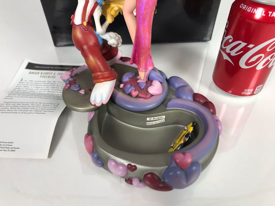 Roger Rabbit & Jessica Figurine From The Film Who Framed Roger Rabbit? Art Of Disney With Box By Mark And Rita Dornan [Photo 14]