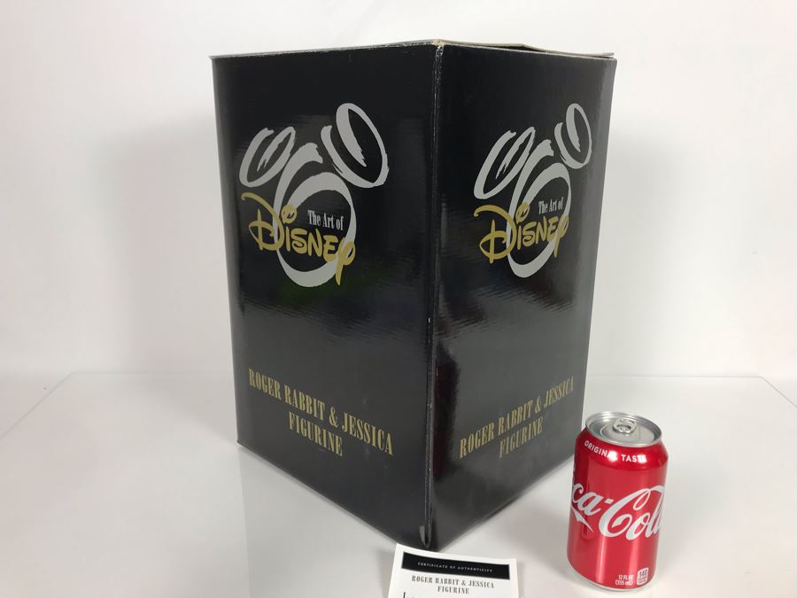 Roger Rabbit & Jessica Figurine From The Film Who Framed Roger Rabbit? Art Of Disney With Box By Mark And Rita Dornan [Photo 22]