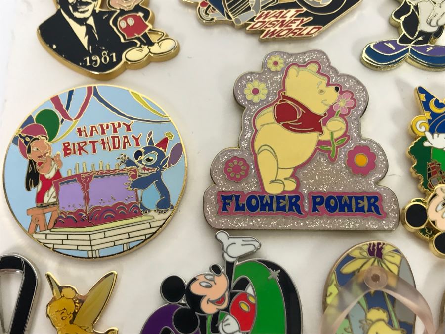 Collection Of Walt Disney Disneyland Pins Trading Pins