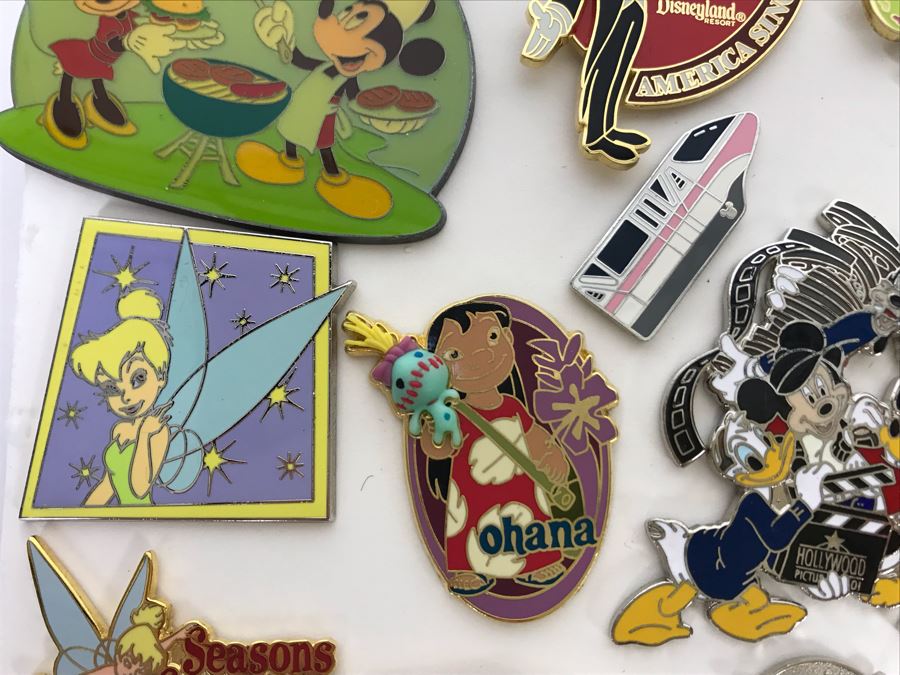 Collection Of Walt Disney Disneyland Pins Trading Pins