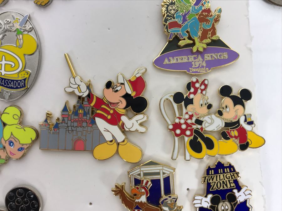 Collection Of Walt Disney Disneyland Pins Trading Pins