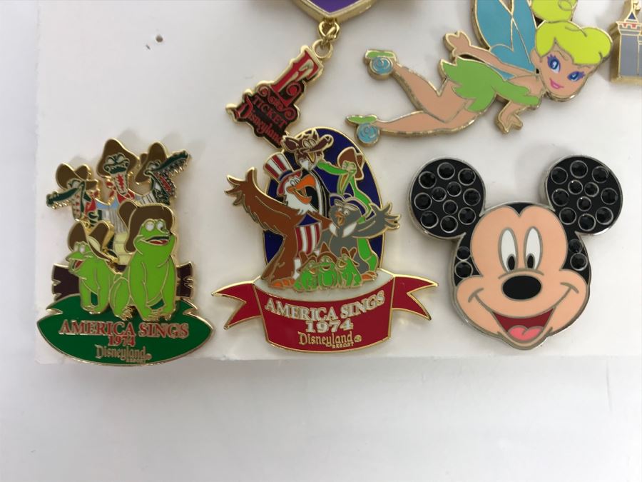 Collection Of Walt Disney Disneyland Pins Trading Pins [Photo 6]