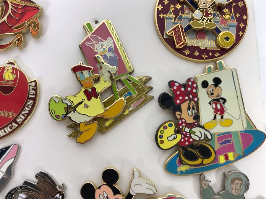 Collection Of Walt Disney Disneyland Pins Trading Pins