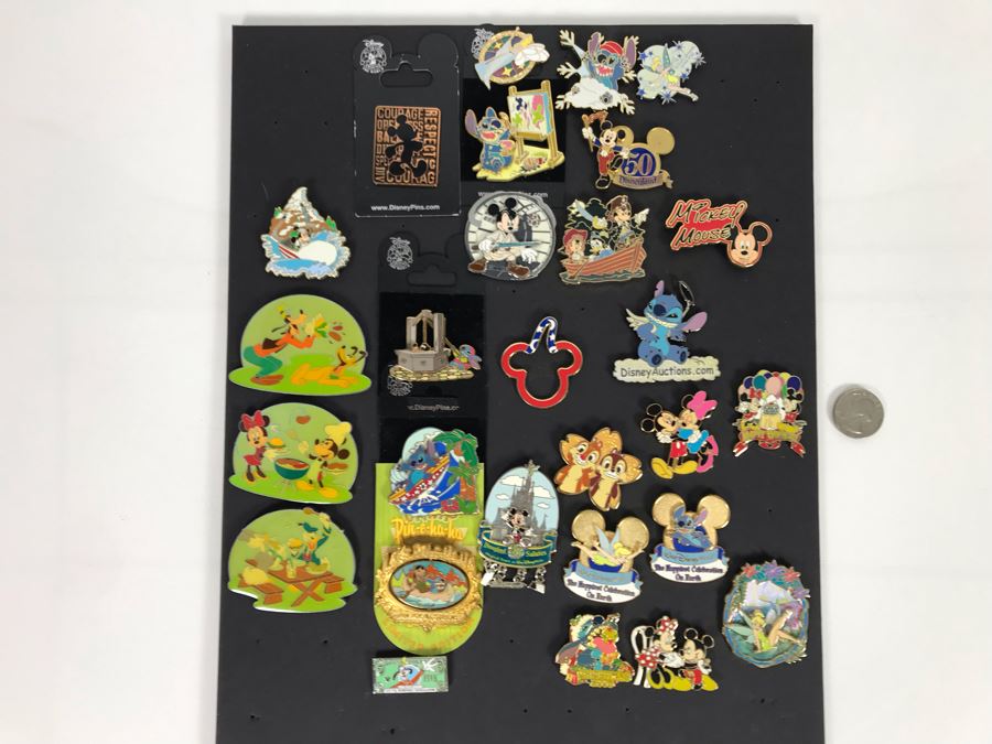 Collection Of Walt Disney Disneyland Pins Trading Pins [Photo 3]