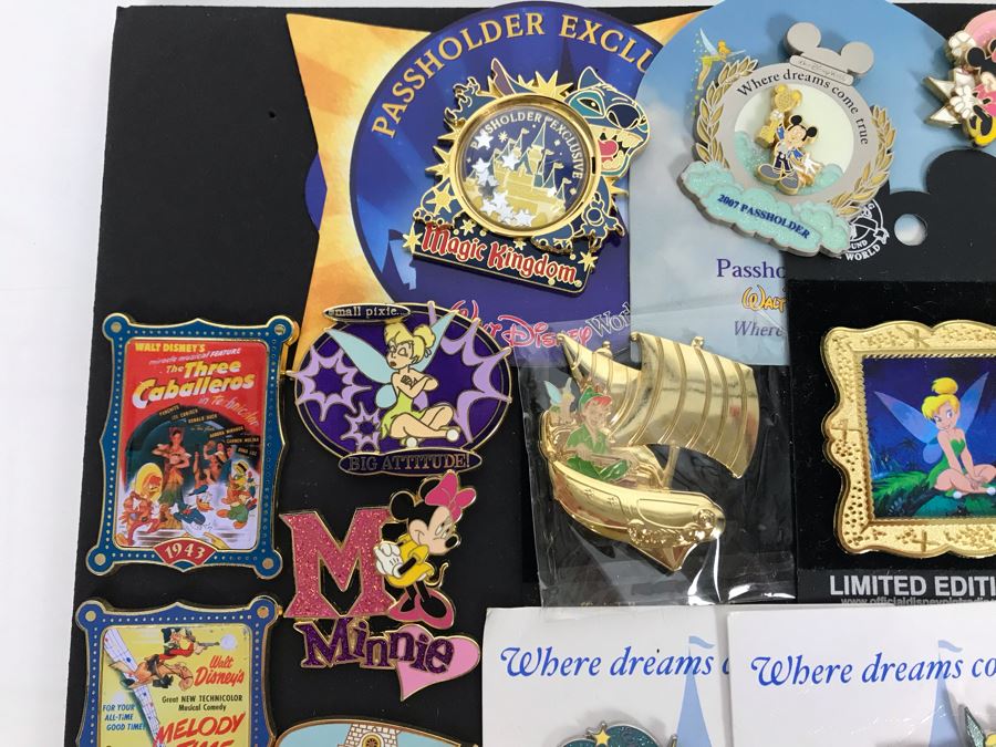 Collection Of Walt Disney Disneyland Pins Trading Pins [Photo 9]