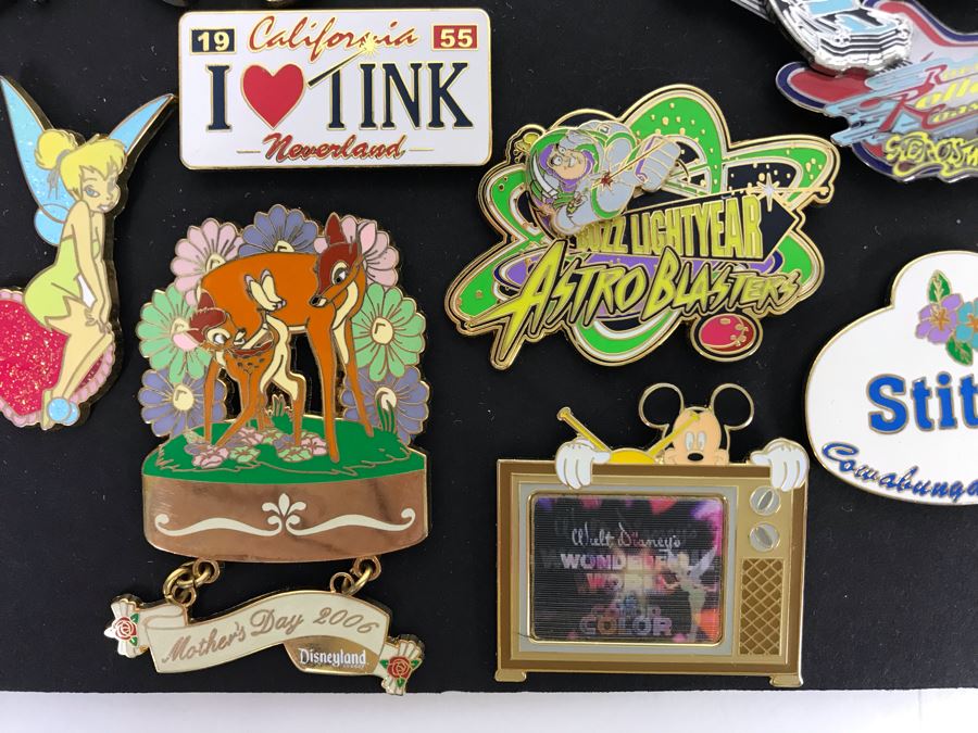 Collection Of Walt Disney Disneyland Pins Trading Pins [Photo 14]
