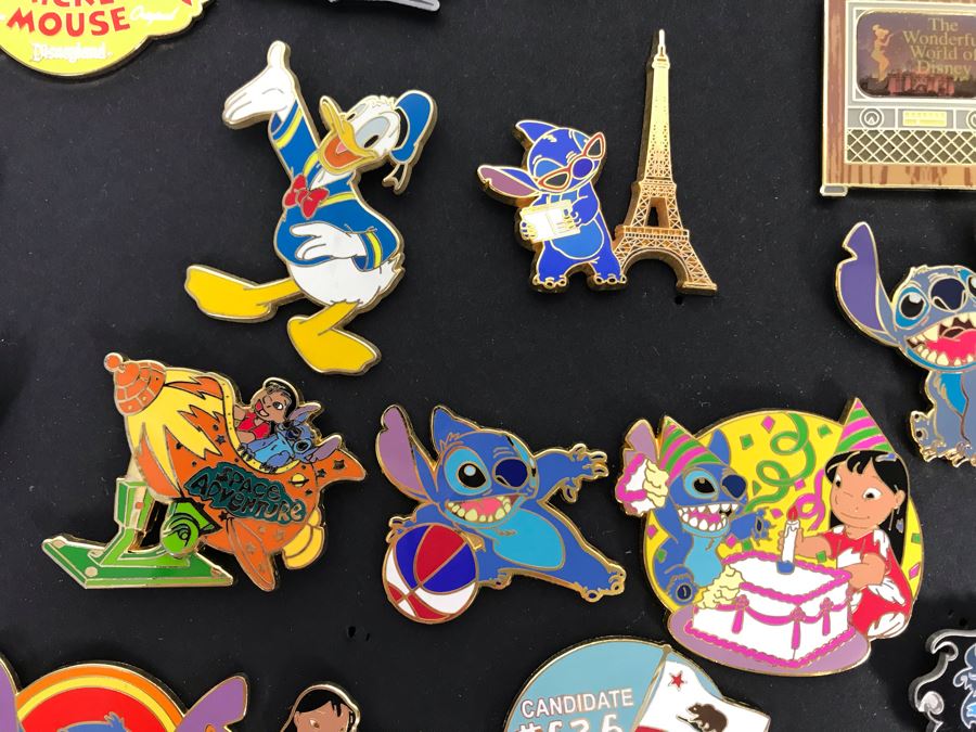 Collection Of Walt Disney Disneyland Pins Trading Pins [Photo 12]