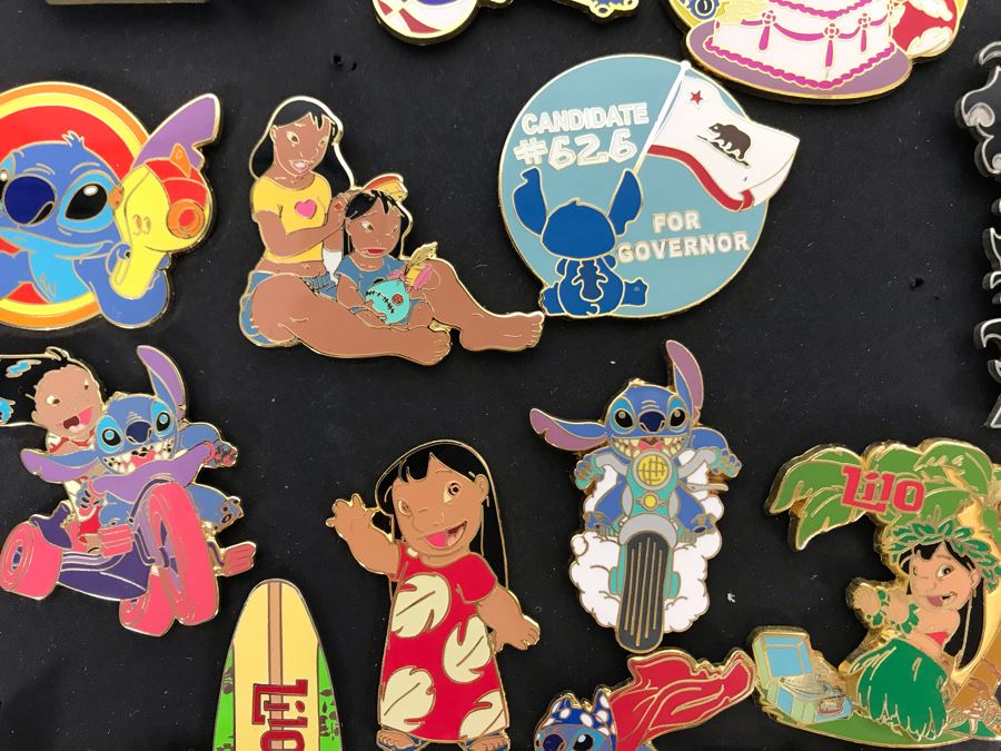 Collection Of Walt Disney Disneyland Pins Trading Pins [Photo 15]
